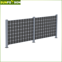 Support de clôture pour panneaux solaires verticaux, vente en gros, système de montage au sol en acier galvanisé à chaud personnalisé, SunRack SFS-FFB-01
