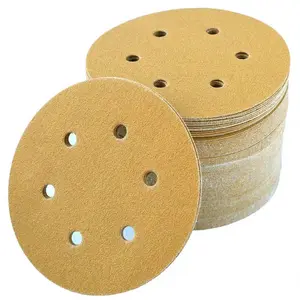 5 Inch 125 Mm Dry Grinding Abrasive Sandpaper Sanding Discs For Polishing