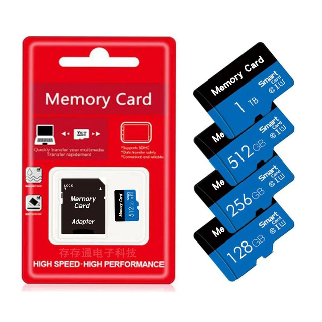 Customized Logo Plastic Mini SD Card 16g-256g 4K Support 1 Year Warranty for Mobile Phone Camera Speaker