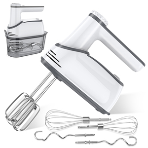 <span class=keywords><strong>Mini</strong></span> Batidor de Huevos Eléctrico de 12 Velocidades, Batidora de Mano Digital Recargable con Caja de Almacenamiento - Product Image 1