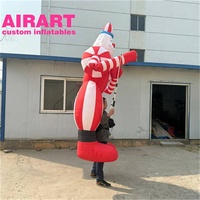 Costume de Clown Gonflable pour Adulte, Déguisement de Marionnette de Dessin Animé pour Activités Extérieures