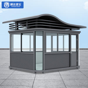 Cabine de sécurité de luxe pour parking, pavillons configurables, petite cabine de sécurité pour bâtiment de bureaux, hôpital, à <span class=keywords><strong>vendre</strong></span> - Product Image 5