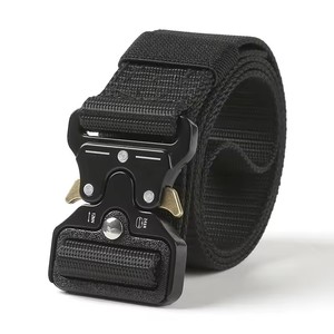 Ceinture tactique en nylon, ceinture utilitaire réglable, ceinture de sécurité durable pour la chasse - Product Image 6