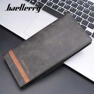 Baellerry <b>Men's</b> Long <b>Wallet</b> Multi-card Slot Bi-fold Zipper <b>Wallet</b> Everyday Use - Product Image 3