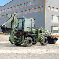 Chargeuse-pelleteuse 4x4 LANDWARD à prix d'usine, petite chargeuse-pelleteuse-excavatrice chinoise