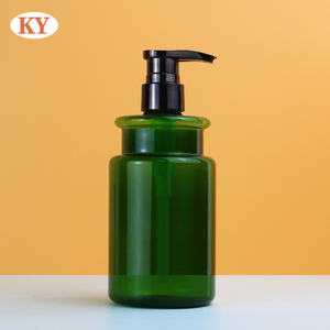 Kangyue 300ml 500ml tùy chỉnh mô hình sang trọng Pet nhựa Matte trắng vòng điều dầu gội Body Lotion chai - Product Image 4