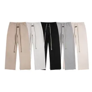 NCP embroidery pants baggy really sweatpants high quality french terry over sized casual cotton trouser for men