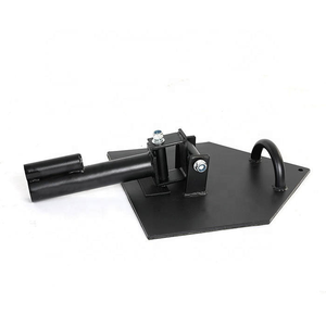 Support pivotant <span class=keywords><strong>à</strong></span> 360 degrés pour installation au sol avec plateforme en T, poignée de rangée et ancre pour corde de combat - Product Image 3