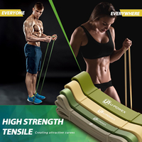 Bandes de Résistance Élastiques en Latex Personnalisables avec Logo 2080mm pour Fitness, Exercice, Étirement et Entraînement d'Assistance aux Tractions