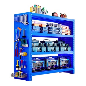 Heavy Duty 5 camadas de aço <span class=keywords><strong>Rack</strong></span> Pegboard Wall Mount <span class=keywords><strong>Display</strong></span> <span class=keywords><strong>Rack</strong></span> para organização doméstica - Product Image 6