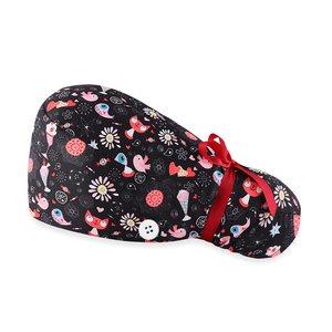Gorros Quirúrgicos de Moda <span class=keywords><strong>para</strong></span> Enfermeras, Gorros Médicos con Forro de Satén, Suaves y Cómodos, <span class=keywords><strong>para</strong></span> Mujeres y Hombres, Uniformes de Hospital, Estampados de Animales - Product Image 4