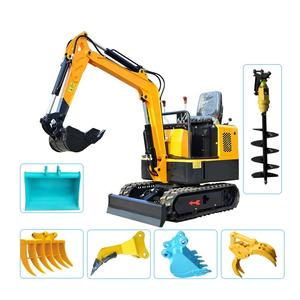 Micro Pala Scavatrice Macchina Mini Escavatore Certificato CE Approvato 1ton Crawler Escavatore 0.025cbm Secchio Capacità di 1.5km/h 0.211L - Product Image 6