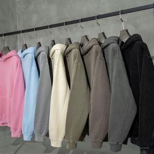 Sudadera con Capucha Yingling de Gran Tamaño para Hombre, Estilo Vintage, Lavado Ácido, Estampada, de Algodón Ecológico - Product Image 3
