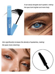 Nouvelles Mascaras Imperméables Épaississantes et Courbantes à Tenue Longue Durée avec Formule Sérum et Brosse Fine pour le Maquillage - Product Image 4