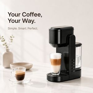 เครื่องชงกาแฟ Caffe Tasimo Kaffacoffeemachine Cafetera Moderna สีชมพู สีขาว และสีทอง เครื่องชงกาแฟ Bunn <span class=keywords><strong>V60</strong></span> เครื่องทำชา <span class=keywords><strong>V60</strong></span> พร้อมระบบ Wifi และปุ่มควบคุม - Product Image 1
