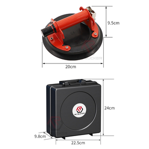 8 inch nhiệm vụ nặng nề ổn định nâng kim loại xử lý bơm chân không Thủy Tinh Hút cup chân không nâng lên - Product Image 6