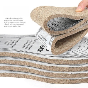 Vente chaude dessin animé laine feutre semelles épaisses chaudes absorbant les chocs soulagement de la pression et taille de coupe libre semelles de chaussures - Product Image 2