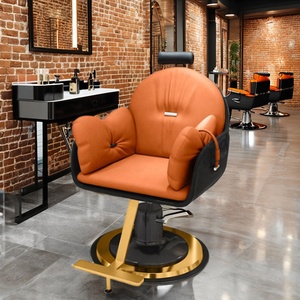 2025 Cosmétique Beauté Mode Noir Salon De Coiffure Barber Chaise Salon De Beauté Meubles Simple Barber Chaise - Product Image 4