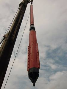 ZCQ75 High Accuracy Soil Improvement Top Feed Vibroflot Replacement Stone Column <b>Pile</b> <b>Driver</b> 220V-415V - Product Image 2