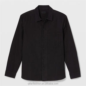 Custom Heavy Twill Canvas <strong>Shirt</strong> Jacket <strong>Moleskin</strong> Overshirt for Men - Product Image 6