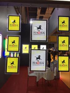 Panneau de fenêtre suspendue Double face, boîte à lumière en cristal A3/A4 DC 12V, fil suspendu intérieur Transparent carré - Product Image 6