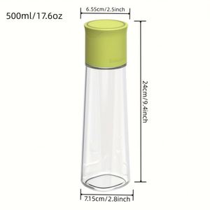 Botella de Vidrio Reutilizable Personalizada para Servir Salsas, Vinagre, Miel y Aceite de Oliva - Product Image 4