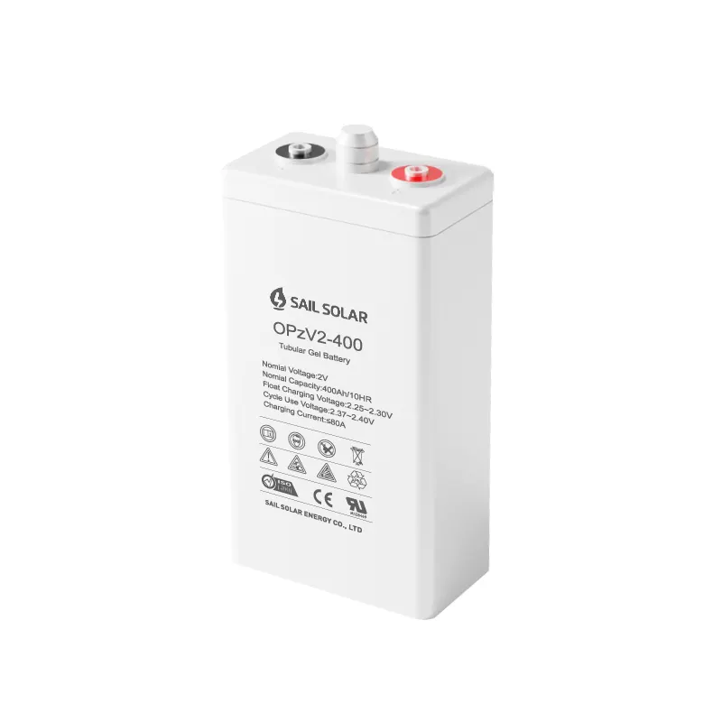 OPzV baterai Gel 2V 400ah kualitas tinggi baterai isi ulang siklus hidup panjang