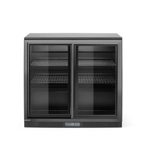 Refrigerador Comercial Arktic de 158L, Negro, 220-240V/160W, con Doble Barra Trasera Deslizante - Product Image 1