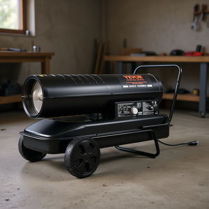 Calentador de Aire Forzado a Queroseno Vevor de 215000 BTU, Calentador Portátil de 13.2 Galones con Termostato para Calefacción de Talleres y Garajes - Product Image 2