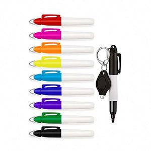 ปากกามาร์คเกอร์หมึกถาวรขนาดเล็กพร้อมพวงกุญแจแบบกำหนดเอง - Product Image 3