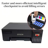 Imprimante jet d'encre Eco-tank pour Epson L8058, imprimante multifonctionnelle jet d'encre mini 3D, presse thermique à sublimation sous vide