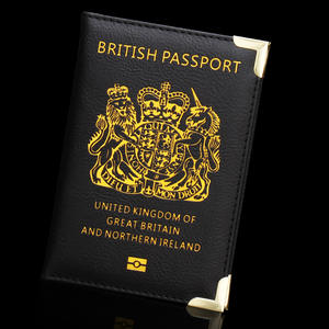 Porta <span class=keywords><strong>Passaporto</strong></span> Personalizzato in Pelle PU per Viaggi, Custodia per Passaporti Britannici, Portafogli Promozionali da Viaggio - Product Image 2