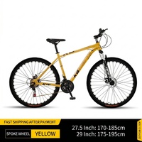 Pabrik OEM/ODM Sepeda Gunung 27.5/29 Inci 21/24/27/30-Speed Rangka Baja Karbon Tinggi Rem Cakram Belakang Nyaman untuk Balapan