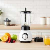 Mixeur portable Calinfor 500W, presse-agrumes, broyeur, mixeur, hachoir, robot culinaire avec fonction de pilonnage