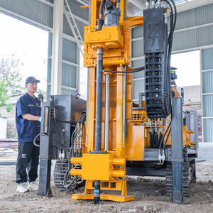 Установка для разведки керна стальная гусеничная полностью гидравлическая 1000 м, буровая установка для геотехнических образцов - Product Image 2