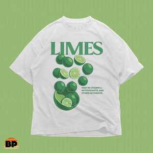 T-shirt Grafica Unisex Oversize Y2K Streetwear con Stampa Cibo, Frutta Retrò, Estetica Vintage Anni '90 per Donna e Uomo - Product Image 1