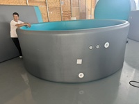 Piscine gonflable Drop Stitch DWF, grande piscine carrée, taille personnalisée, piscine hors sol portable pour la famille et le commerce