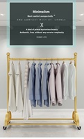 Porte-vêtements en cuir résistant à la chaleur, support de présentation pour vêtements, idéal pour les chambres
