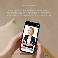 Serrure de porte intelligente à empreintes digitales Cat Eye avec caméra, interphone vidéo, serrure d'entrée sans clé, clavier numérique biométrique, serrure intelligente
