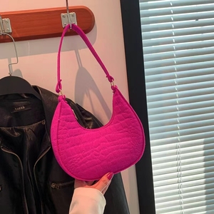 Nouvel Arrivage Sac Bandoulière Couleur Unie Sac Carré Simple Sac à l'Épaule Tendance Sac Jelly pour Femmes - Product Image 3