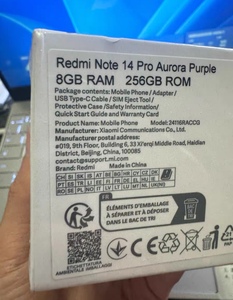 <span class=keywords><strong>Redmi</strong></span> <span class=keywords><strong>Note</strong></span> 14 Pro 4G Versión Global Octa Core LTE <span class=keywords><strong>8</strong></span>+256GB Cargador de 45W <span class=keywords><strong>Carga</strong></span> Inalámbrica de 6.67 Pulgadas Batería de 5000mAh HyperOS - Product Image 2