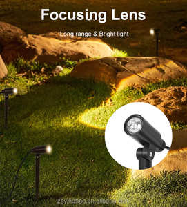 La cour extérieure de projecteur <span class=keywords><strong>solaire</strong></span> de paysage imperméable moderne a mené des lumières solaires de jardin de tache - Product Image 3