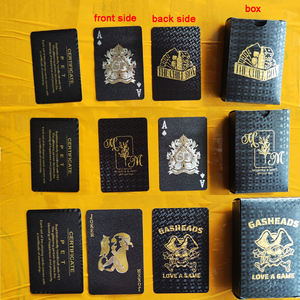 Cartes à Jouer Personnalisées en Gros de Haute Qualité avec Logo Noir pour Imprimante, Fabricants de Cartes à Jouer en Plastique pour Casino, <span class=keywords><strong>Poker</strong></span> - Product Image 6