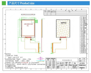 หน้าจอ IPS TFT ขนาด 2.0 นิ้ว ความละเอียด 128(RGB)x160 ชิปประมวลผล NV3023A ความสว่าง 260nits อินเทอร์เฟซ MCU 8 บิต ไฟ LED 3 ดวง จอแสดงผลสี TFT มุมมองกว้าง - Product Image 6