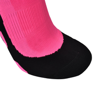 Chaussettes de compression personnalisées, chaussettes de compression sportives, chaussettes en maille tricotée, antidérapantes, pour marathon, randonnée, fitness, extérieur, logo OEM, unisexe