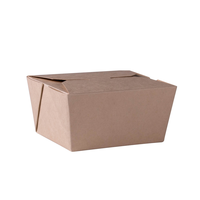 Boîtes à lunch jetables compostables en papier avec revêtement sans plastique pour salades, préparation de repas, plats à emporter, restauration et emballage alimentaire
