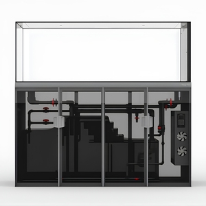 Accesorios para Acuarios, Pecera Grande para Salón, Acuario con Filtración Inferior, Vidrio Ultra Transparente, Separador - Product Image 1