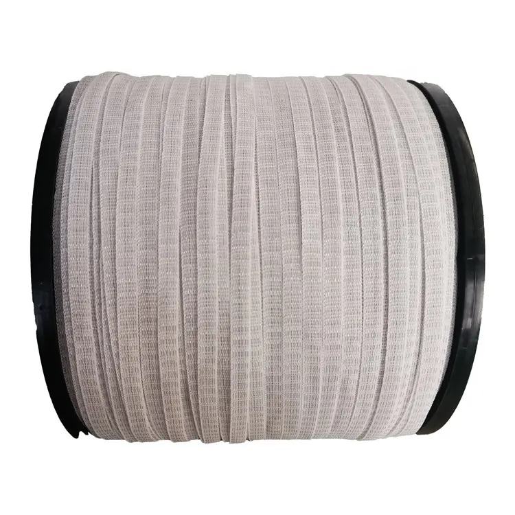Basic 1/2-Inch 12 mm 1200 meters 6 x 0.2 mm stainless steel wires white color electric fencing polytape electric fence band