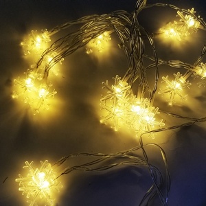 LED dây đèn bông tuyết cổ tích Festoon Vòng hoa cho năm mới & giáng sinh trang trí ánh sáng IP44 đánh giá - Product Image 4