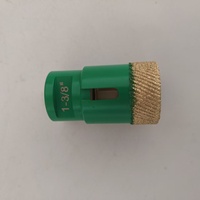 Foret diamanté JDK 1-3/8 pouces pour pierre dure, béton, marbre, granit, brique – Scies cloches soudées au laser pour perçage à sec ou humide